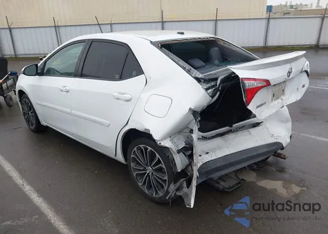 2016 Toyota Corolla S Plus из США, поврежденный, VIN 5YFBURHE0GP408452